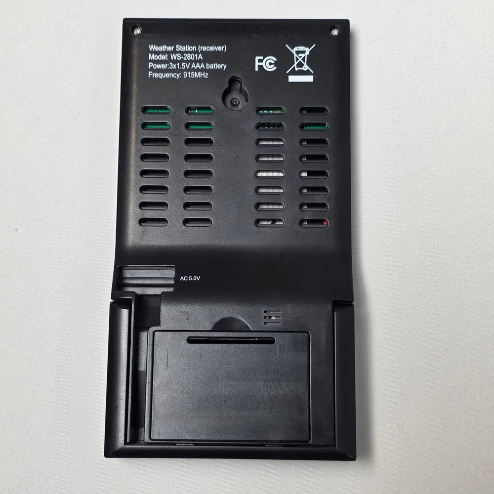 Ambient Weather WS-2801A Weather Station Receiver Digital Display Console TESTED - Picture 5 of 8